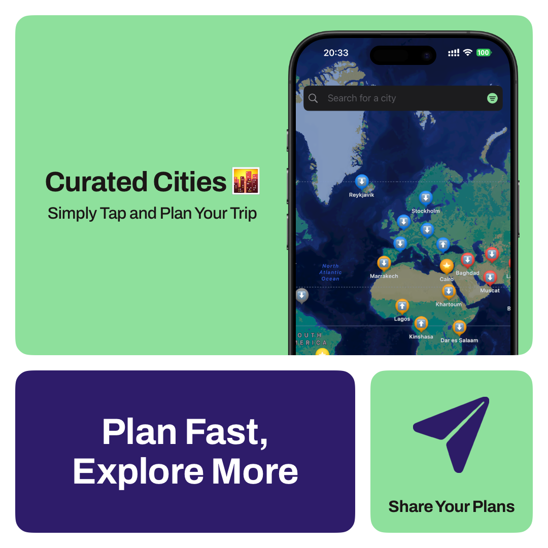 Curated Cities Map